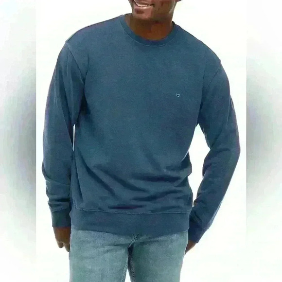 Crown & Ivy Men’s Blue Pullover Crew Light Sweater size Medium - Picture 1 of 8